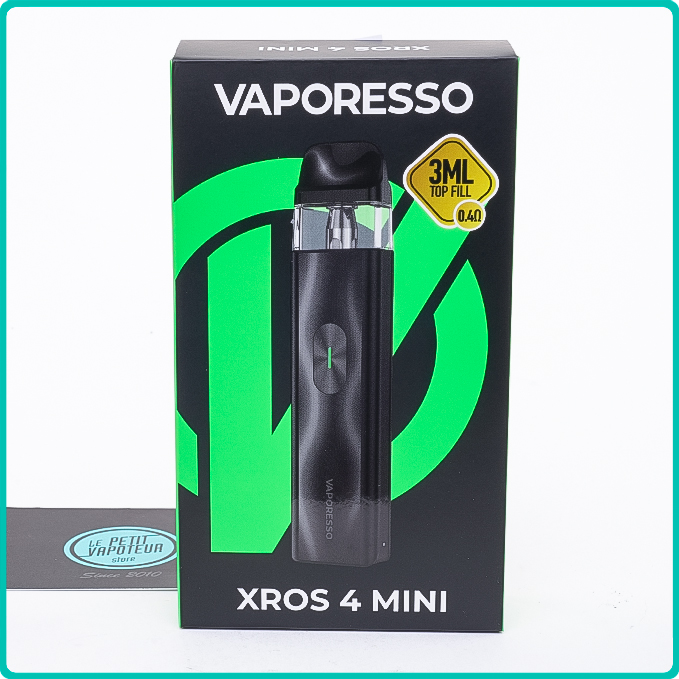 Packaging du Pod XRos 4 Mini Vaporesso